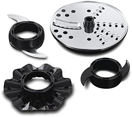 Russell Hobbs robot kuchenny, wielofunkcyjny robot, blender kielichowy, pojemność 1,5l, sieka, ubija, kroi, zagniata ciasto, dodatkowe akcesoria, moc 600W, czarny, Desire 24732-56