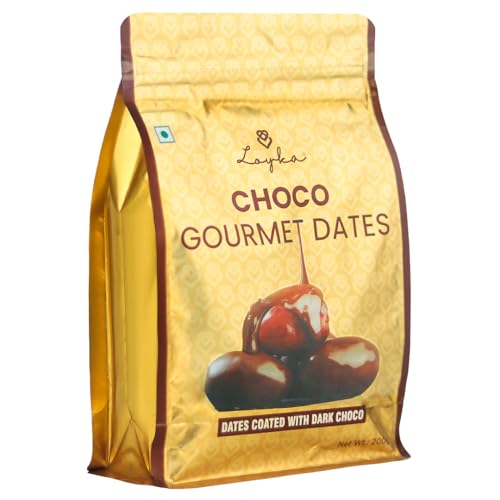 Loyka Choco Gourmet Dates - Gifting Hamper - Seedless Chocolate Coated Khajoor - Dry fruit Gift Box - 200gm (B0CZRRYF2G) Amazon Price History, Amazon Price Tracker