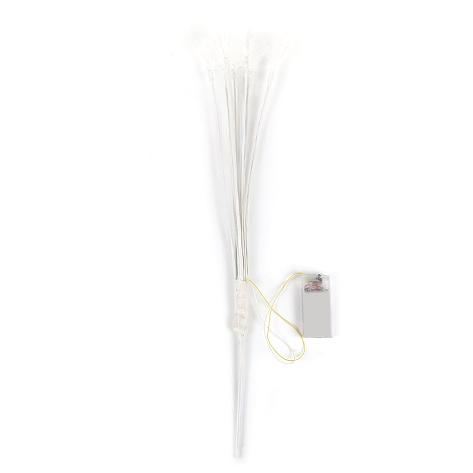 WEISUYUUS LED Light Up Branch 15.75Inch Battery Operated LED Lighted Flower Bouquets for Christmas Wedding Home Party Decoration