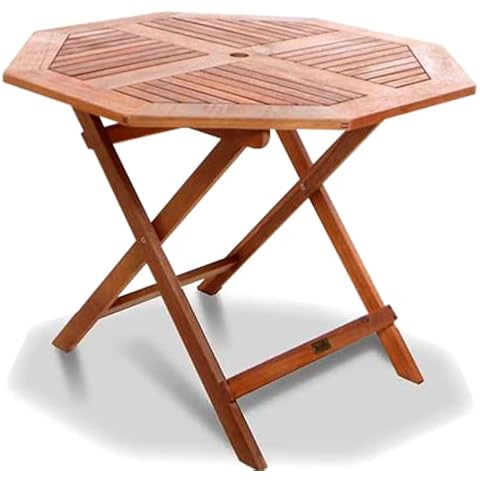 BillyOh Acacia Wood Folding Table for Indoor & Outdoor Cover