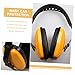 HYTROVE Boy Girl Noise Cancelling Headphones Ear Muffs for Sleep Travel Learning Soft Comfortable and Safe Earmuffs Yellow Noise Reduction for Boys and Girls and Toddlers