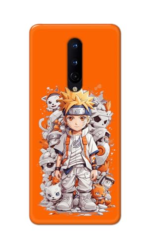 Image of Plastic Printfidaa Printed Hard Back Cover Case For Oneplus 8 Back Cover (Famous Anime Cartoon Character) -112, Multicolor