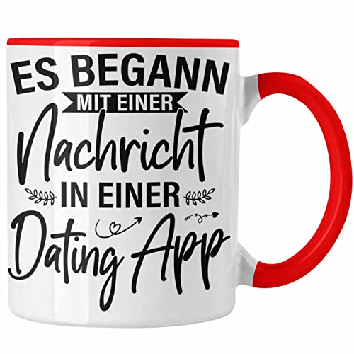 Tasse für Freundin Partner Geschenk Liebe Schatz Ich Liebe Dich Valentinstag - TrendationStore