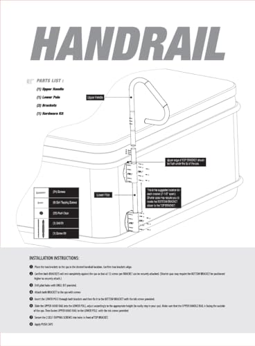 Spa Hot Tub Handrail