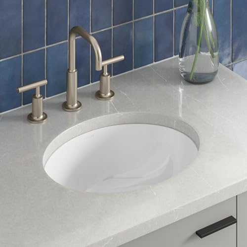 Kohler 2209-0 Caxton Oval 15 Inch X 12 Inch Undermount Bathroom Sink thumb #2