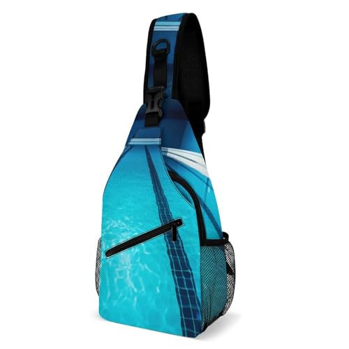 Mochila Sling Blanca para Senderismo y Uso Diario