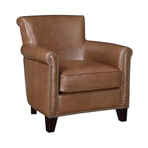 Lexicontopgraingenuineleatherchairaccentchairsforlivingroomwithsolidwoodframerolledarmrestnailheadtrimcomfyreadingchairforbedroomofficewaitingroomcognac Urban Country Home Decor Lexicon top grain genuine leather chair accent chairs for living room with solid wood frame rolled armrest nailhead trim comfy reading chair for bedroom office waiting room cognac urban country home decor