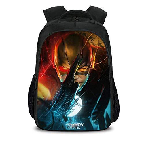 JKAINI Mochilas para Niños The Flash Printed Student Backpack,M-OneSize