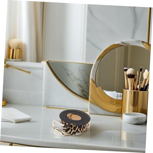 LIFKOME Leather Belt for Women Brown Leopard Print Vintage Design Pu Leather Belt for Women2