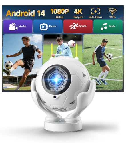 Mini Projector with Wi-Fi and Bluetooth, Magcubic Portable Projec...