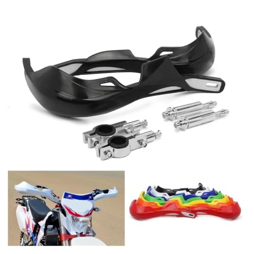 Protège-mains guidon universel noir pour protéger les leviers de moto - 5