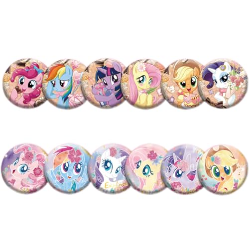 �}�C���g���|�j�[ �ʃo�b�W �Z�b�g 58mm �u���[�` �A�j�� My Little Pony ���� �G���O�b�Y �R�X�v������ ���� �y�� ���΂�|�� �B�e�p �Ϗܗp �R���N�V���� �a���� �v���[���g (A�Z�b�g+B�Z�b�g)