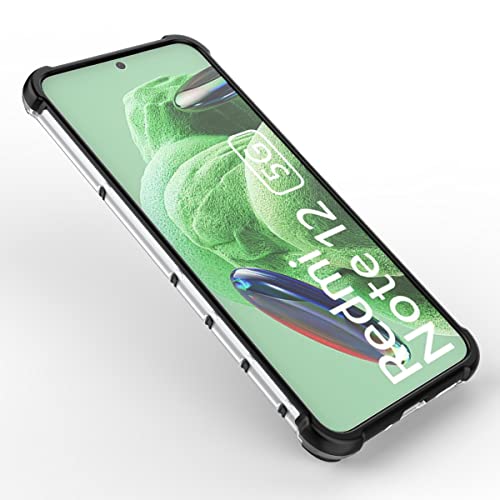 Image of Glasgow Back Case Cover Designed for [ Poco X5 5G ] (Stylish Look | Shock Proof) - Transparent