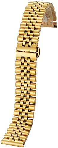 Bracelet en acier inoxydable élégant de 18mm à 22mm pour le bureau et le quotidien