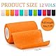 DODUOS 12 Rollen 7.5cm × 4m Fixierbinde Cohesive Selbsthaftende Bandage für Erste, Selbstklebender Verband, Kohäsiver Verband für Hund Katze Füße Fingerpflaster Knöchelverstauchungen(Bunt)