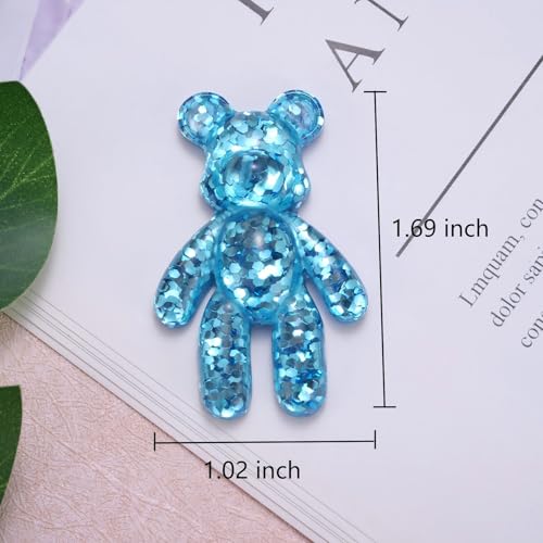Image of Aesnefe Pocket Worry Bear Hug, Anxiety Relief Keepsake, Mental Health Encouragement Gift, Emotional Support Token, Stress Comfort Gift for Teens & Adults, Blue