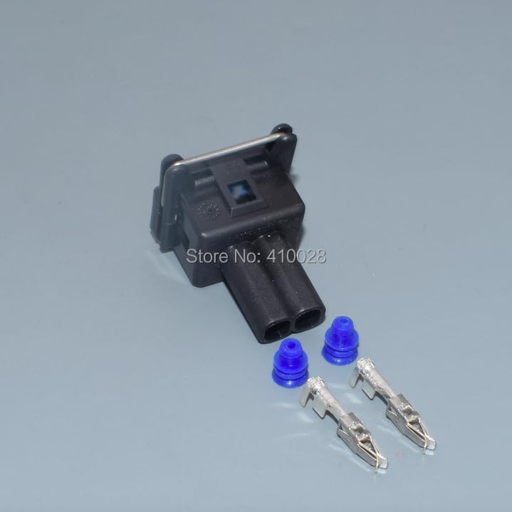 2pin 3.5mm Automotive Connector 2-Wire Harness Connector Plug with Terminals - (Color Name: 5set)