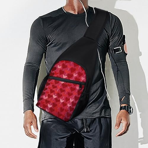 Bolso bandolera pequeño unisex diseño corazón miniatura 7