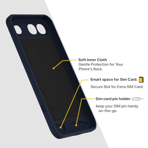 Image of Outlouders Back Cover for Vivo S2 5G | Soft Matte Silicone | Slim Fit | Magnetic-Safe Logo Design (Magnetic-Safe Not Compatible) | Shockproof | Camera Protection Bumper Case (Blue)