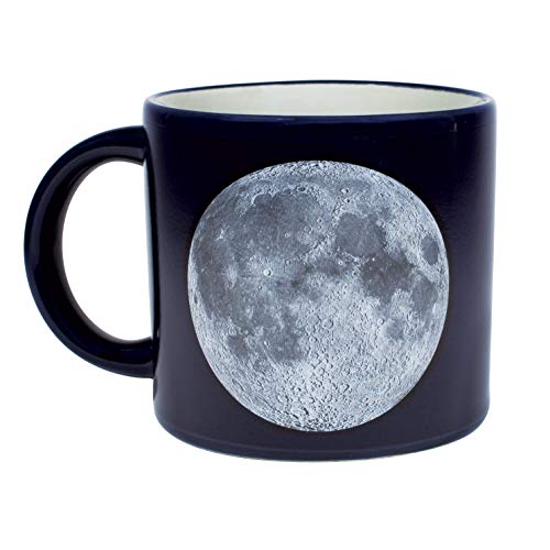 Taza lunar que cambia color al calentar 14 oz cerámica miniatura 5