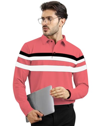 Image of AUSK Men Polo T-Shirt || Full Sleeves Polo T Shirts for Men || Mens T-Shirts
