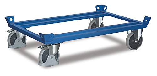 Preisvergleich Produktbild Palettenfahrgestell, niedrige Ausführung (350 mm h och), Ladefläche LxB 1200x800 mm, Traglast 500 kg