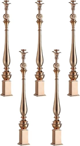 Poteaux de support de balustrade d'escalier avec fixation sol-plafond et angle pivotant