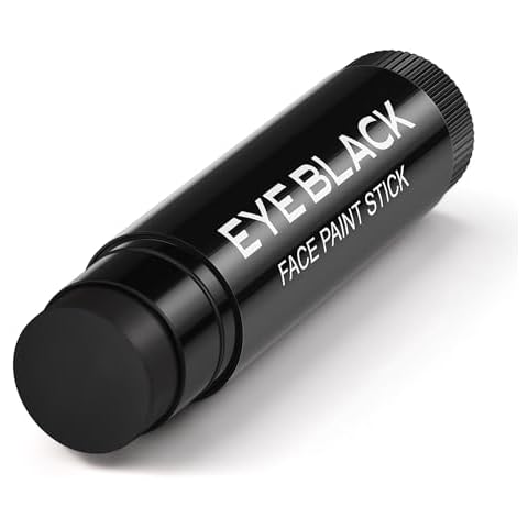 Wismee Baseball Eye Black, Anti-Glare Under Eye Black Sports Grease Stick for Baseball Softball Soccer Lacrosse Hockey Athletes Sports Training, Sports Eye Black Stick (Black) Cover