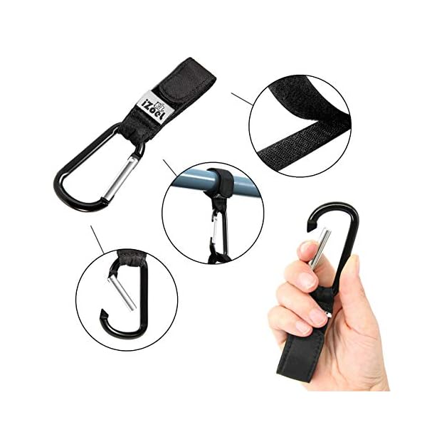 6 Kinderwagen Klammer + 2 Haken Clips für Einkaufstasche Spielzeug Wickeltasche Winter Decke , Kinderwagen Zubehör… – Bild 7