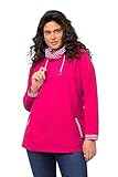 gutschein ulla popken deutschland zwei Taschen Ulla Popken Damen große Größen Übergrößen Plus Size Sweatshirt, Streifendetails, Stehkragen, Langarm magentapink 50+ 795283528-50+