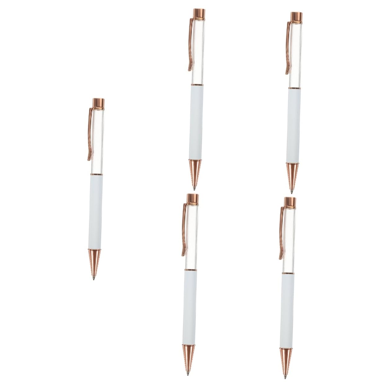 Sewroro 5 Pièces Stylo à Sublimation Rétractable pour Bricolage Stylo de Transfert de Chaleur Pratique pour Bureau et École