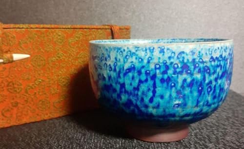 中国建泰焼 孔雀藍 抹茶碗 Amazon.co.jp: 中国 建泰焼孔雀藍釉碗 窯変釉茶碗 中国現代陶芸