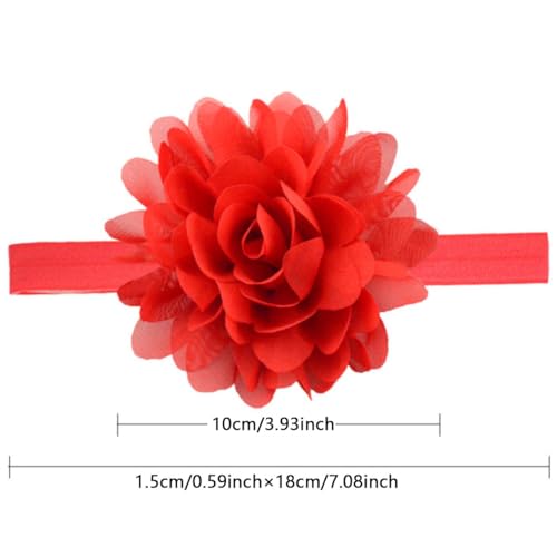 20 Pcs Chiffon Baby Girls Headbands,Baby Girls Headbands Elastic Baby Headbands Cute headbands for Baby Girls Kids Toddlers,Random Color3