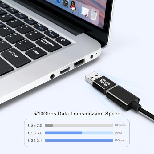 Image of REDWIND USB Male to UsbMale Connector, USB3.0 to 3.1 Adapter, USB-A Male Joiner Plug Coupler Extender USB3.1 Gen 2 Super Speed Charging and Upto 10Gbps Transfer Speed Type A