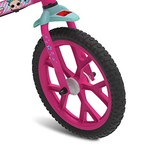 Bicicleta Aro 14' LOL, Bandeirante, Rosa 5 Bicicleta Aro 14' LOL, Bandeirante, Rosa - Imagem 5