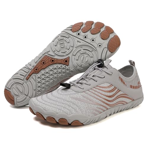 Image of Hike Barefoot Shoes for Women Men, Pro Barefoot Shoe with Wide Toe Box for Hiking, Walking, Swimming, Non-Slip Breathable Lightweight Water Shoes Unisex