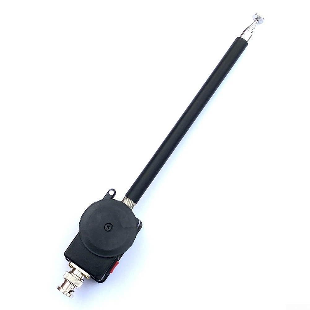 GAWANT Antenna HF portatile 5-30 MHz ad onde corte per radio FT8 CW QRP da 1,4 m, frusta telescopica con BNC per connettore SMA, uso esterno (BNC)