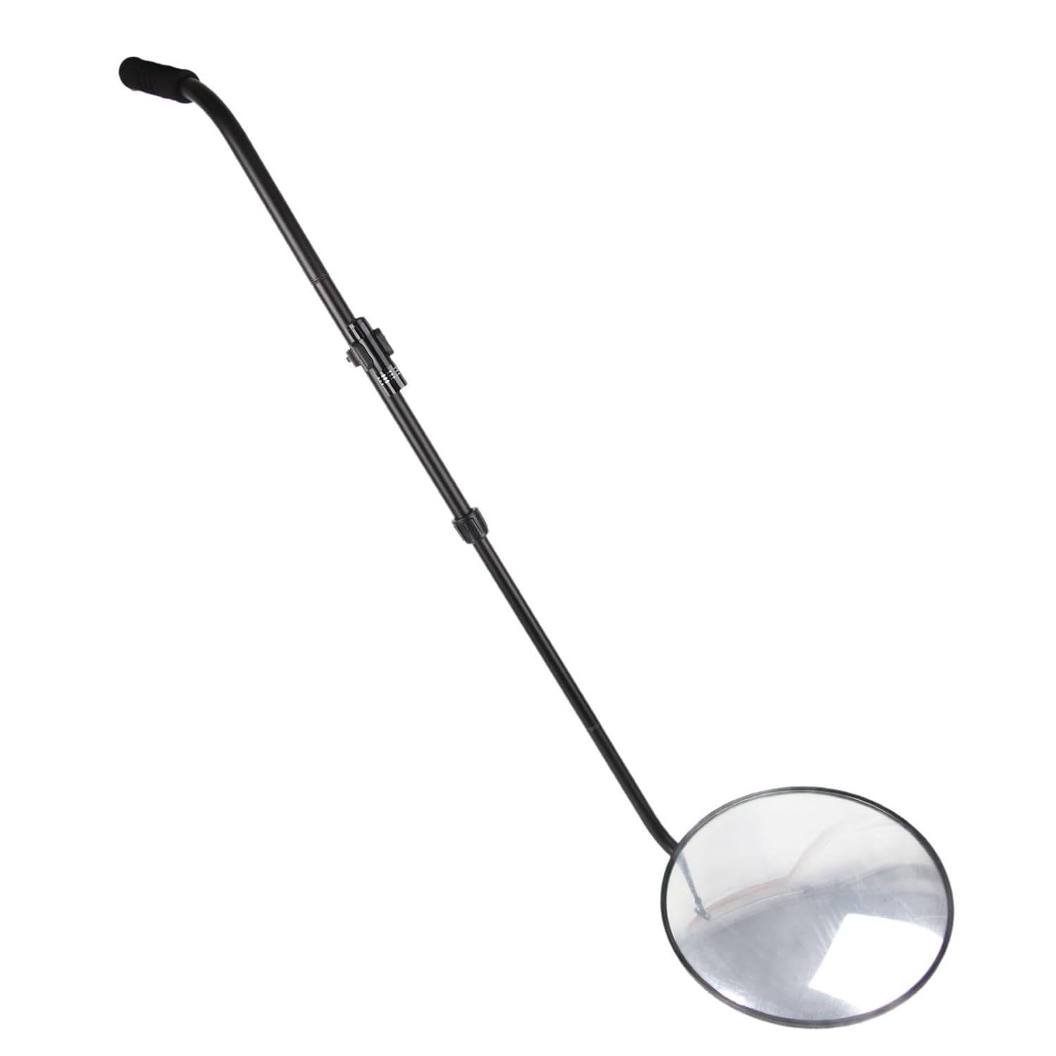 Under Car Inspection Mirror with Light Telescoping Handle Adjustable Angle Magnifying Vehicle Security Tool