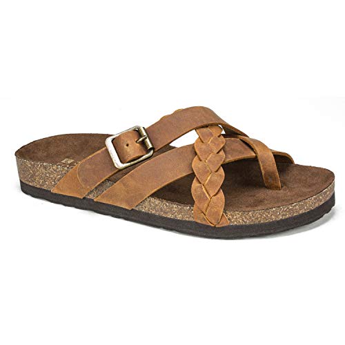 Image of White Mountain Women's Harrington Braided Footbed Sandal