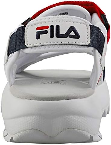 white fila sandals