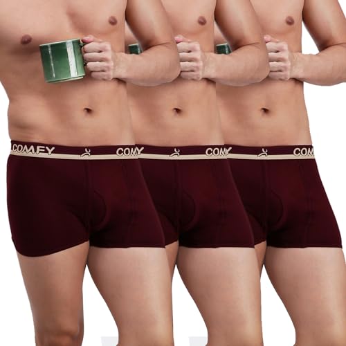Image of Amul Comfy Men's Trunk Underwear | Soft Inner Elastic | Soft Waistband | Breathable Comfortable Innerwear | Color May Vary
