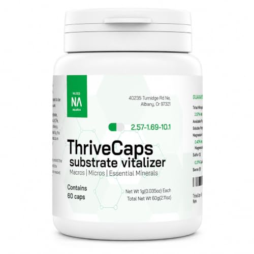 Image of NilocG ThriveCaps Aquarium Root Fertilizer for Planted Tanks, 60 Caps