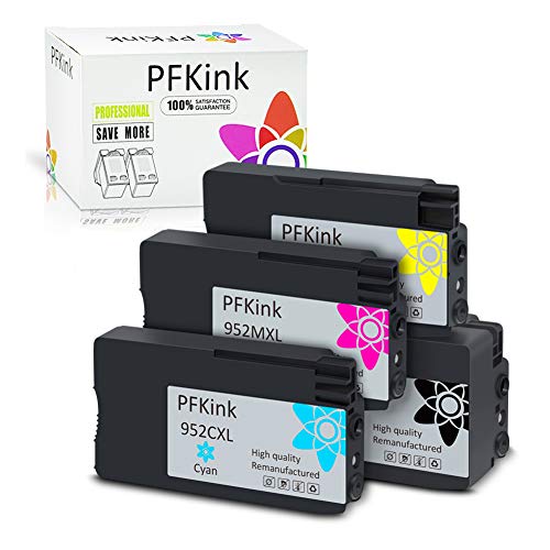 PFKink Remanufactured 952XL Ink Cartridges Replacement for HP 952 952XL 952 High Yield for OfficeJet Pro 8710 8720 7740 8740 7720 8730 8210 8715 8216 8725