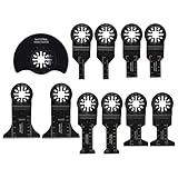 6種 11枚セット マルチツール スターロック OIS 対応 木材/プラ 替刃 日立 ボッシュ マキタ ハイコーキ 替え刃 互換品 [並行輸入品]