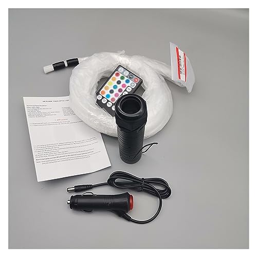 Luces de estrella para techo de coche para renovar interiores oscuros con fibra óptica 6W 2