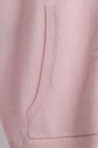 Image of JENNIE LIU Women's 100% Pure Cashmere Long Sleeve Zip Hoodie Cardigan Sweater