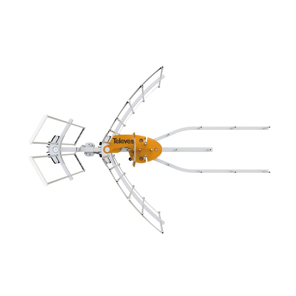 Televes 148883 Ellipse Mix Outdoor HDTV Antenne - Kanäle High-VHF/UHF, LTE/5G Filter