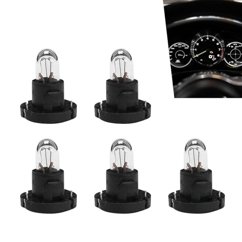 5 bombillas DB1601 T4 para tablero de auto, halógenas blancas miniatura 1