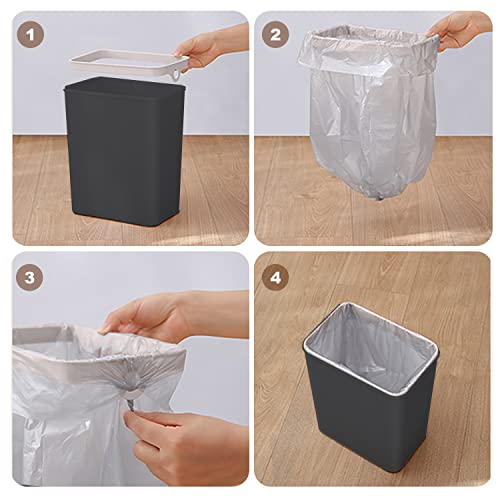 Buy Yatmung Touchless Bathroom Trash Can 25 Gallon Smart Trash Can