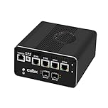 CWWK Mini PC Firewall Appliance Core i5-1135G7, 2 x 10GbE SFP+ Mini Computer with 4 x i226-V 2.5GbE LAN, S5 OPNsense Micro PC 16GB RAM 512GB NVMe SSD, 4K 3-Display, USB-C, AES-NI